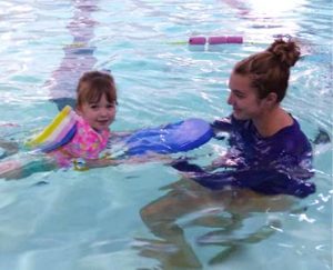 Toddler swimming lessons at Excel Aquatics