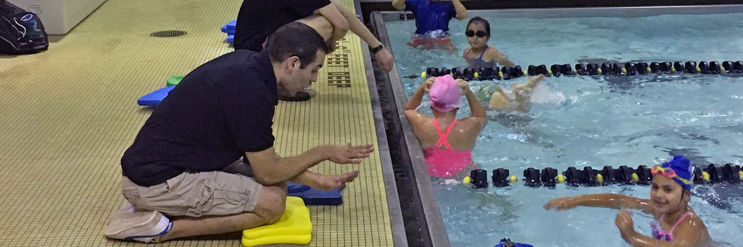 Competitive swimming lessons at Excel Aquatics.